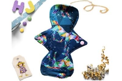 Buy  Single Cloth Pad Geo Unicorns now using this page